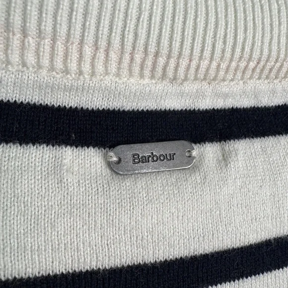 Barbour Bradley Stripe Knit Jumper - size US 6 perfect used condition - Picture 6 of 6